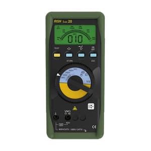 Rishabh 1000V / 2G Ohms Range Low-voltage Insulation Tester, RISH INSU 20