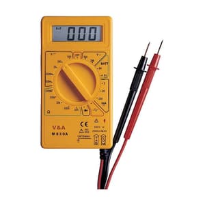 V&A Instrument 3-1/2 Digit / 1999 Count Digital Manual Multimeter, M830E