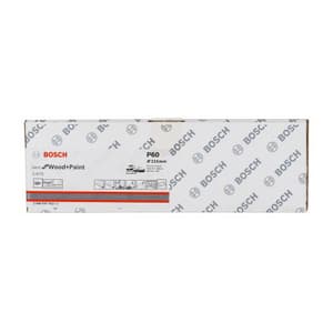 Bosch 115 mm x 230 mm / 60 Grit Sanding Sheet (Pack Of 50 Pcs), 2 608 607 932