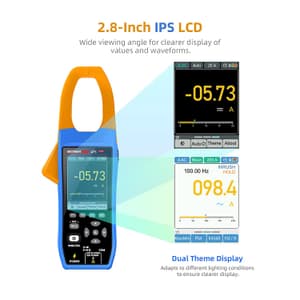 Metravi 4-1/2 Digit 20000 Count Digital TRMS AC/DC Clamp Meter with Oscilloscope & Datalogger, Pro 475