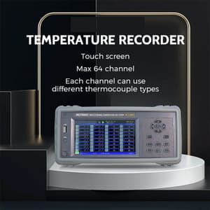 Metravi -200°C ~ 1820°C Digital Multi Channel Temperature Data Logger, DL-T-2000