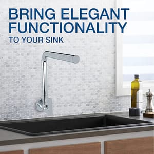 Kohler Aleo+ Wall Mount Cold Only Kitchen Faucet In Polished Chrome Finish, K-20590IN-4-CP