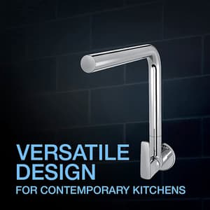 Kohler Aleo+ Wall Mount Cold Only Kitchen Faucet In Polished Chrome Finish, K-20590IN-4-CP