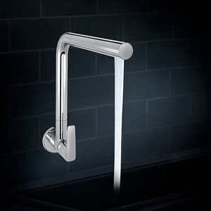 Kohler Aleo+ Wall Mount Cold Only Kitchen Faucet In Polished Chrome Finish, K-20590IN-4-CP