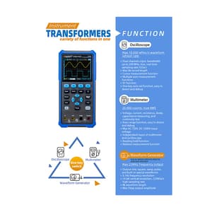 Owon 200MHz / 1GSa/s Dual Channel Digital Handheld Oscilloscope with Multimeter, HDS 2202S