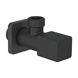 Kohler Complementary Square Angle Valve In Matte Black Finish, K-80158IN-9-BL