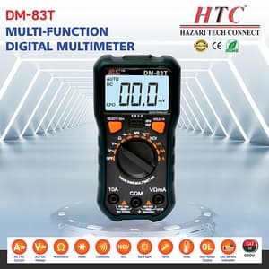 HTC 3-1/2 Digit / 1999 Count True RMS Digital Multimeter With Backlight & Torch Function, DM-83T