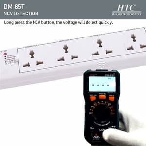 HTC 3-5/6 Digit / 6000 Count True RMS Digital Multimeter With Backlight & Torch Function, DM-85T