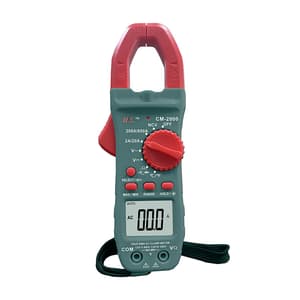 HTC 3-1/2 Digit / 600A AC Clamp Meter With Clamp Torch (True RMS), CM-2000