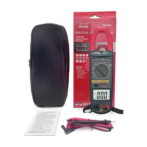 HTC 3-1/2 Digit / 1000A AC Clamp Meter With Backlight Manual Range (True RMS), CM-2030