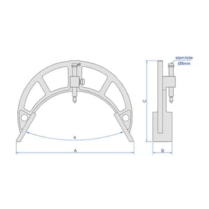 Insize 700 - 800 mm Outside Diameter Variation Measuring Instrument, 2716-800