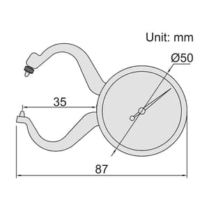 Insize 0 - 10 mm Thickness Gauge, 2863-10