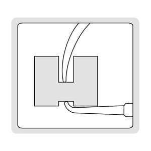 Insize 0 - 10 mm Thickness Gauge with Pointed Tips, 2866-10