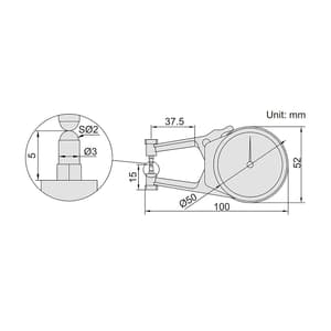 Insize 0 - 10 mm Thickness Gauge, 2870-10