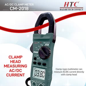 HTC 800A AC / DC 5999 Count Clamp Meter with Backlight, CM-2018