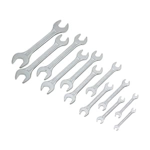 Stanley 12 Pcs Matte Finish Double Open End Spanner Set, 70-380E