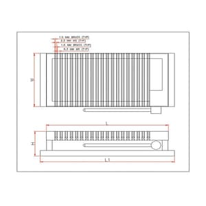Crystal 600 x 200 x 70 mm Permanent Magnetic Chucks Fine Pole (Heavy Duty), AA-15722