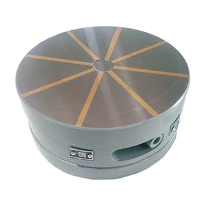 Crystal 200 x 65 mm Round Permanent Magnetic Chucks (With Radial Pole), AA-15916