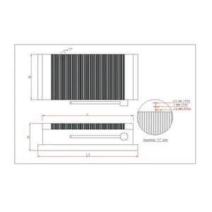 Crystal 250 x 150 x 60 mm Rectangular Type Micro Pitch Permanent Magnetic Chuck, AA-15927