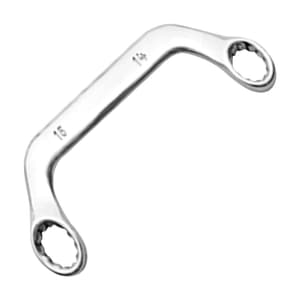 Ozar 16 x 17 mm Half C Type Ring Spanner (Full Polish), ASR-8955