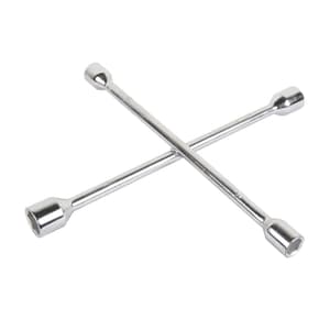 Ozar 17 x 18 x 19 x 21 mm Four Way Cross Wheel Spanner, ASW-8440