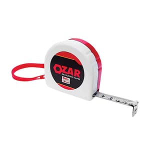 Ozar 3 Mtr x 16 mm Plastic Body Measuring Tape With Belt Clip & Sling, ATM-5245