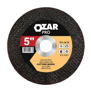 Ozar 125 x 1.2 x 22.2 mm Cut Off Wheels PRO (Pack of 25 Pcs), AWC-3503