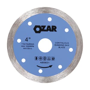 Ozar 4”/110 mm Diamond Saw Blade (Rim), ABS-9031