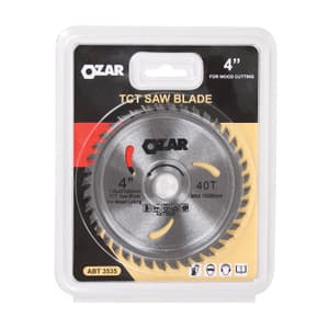 Ozar 4 inch / 110 mm TCT Saw Blade for Wood Cutting (40 Teeth), ABT-3535