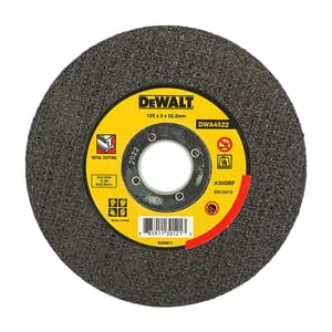 Dewalt 125 x 3 x 22 mm Metal Cutting Wheel 27 Teeth, DWA4522
