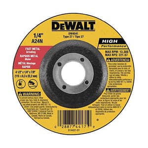 Dewalt 180 x 6.7 x 22.23 mm Metal Grinding Wheel, DWA4547-IN
