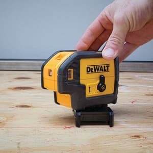 Dewalt Multi-Beam 5 Points Laser Pointer with Backline (Yellow & Black),  DW085K