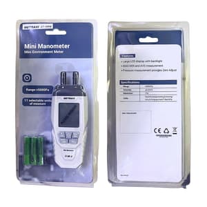 Metravi -5000Pa - +5000Pa Differential Pressure Range Manometer, ET-99P