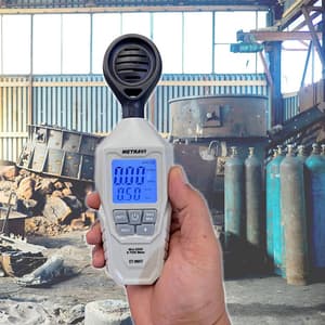Metravi 0.00 - 5.00mg/m3 or PPM HCHO / 0.00 - 9.99mg/m³ or PPM TVOC Range Meter, ET-99HT