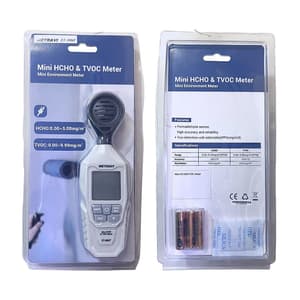 Metravi 0.00 - 5.00mg/m3 or PPM HCHO / 0.00 - 9.99mg/m³ or PPM TVOC Range Meter, ET-99HT