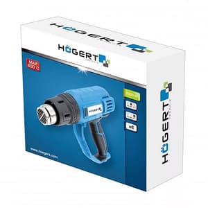 Hogert 2000W 600°C Hot Air Gun, HT2C550