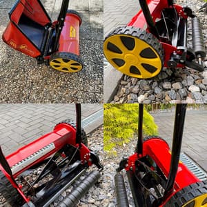 Wolf Garten 30 cm / 100 m² Reel Mower With 4 Fold Cutting Height Adjustment, TT 300 S (15C-AA-650)