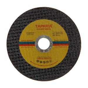 Taparia 355 x 2.5 x 25.4 mm Black Cutting Wheel with 1 Net (Pack Of 5 Pcs), COWG 1BL14