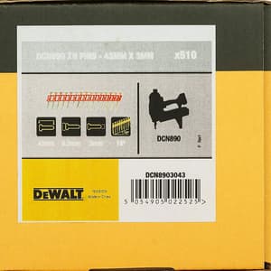 Dewalt 3.0x 43 mm Extra Hard Collated Concrete & Steel Nails (Pack of 510 Pcs), DCN8903043