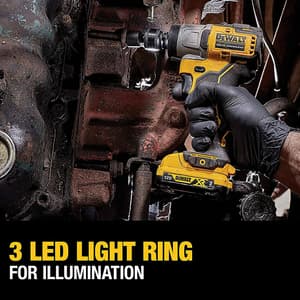 Dewalt 12V Li-ion Sub-Compact Series Cordless 3/8 Impact Fixed Square Wrench with Brushless Motor & 2x2Ah Batteriesv, DCF902D2-KR