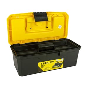 Stanley 13 Inch Organised Maestro Plastic Tool Box With Clear Top Lid, 1-71-948