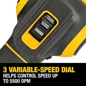 Dewalt 18V Dual Action Polisher with Brushless Motor-2x5.0Ah Batteries Included, DCM848P2-KR
