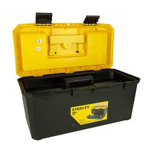 Stanley 19 Inch Organised Maestro Plastic Tool Box With Clear Top Lid, 1-71-950
