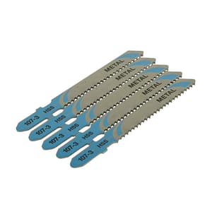 Dewalt 76 x 50 mm High Speed Steel Jigsaw Blades For Metal (T118B) (Pack of 5 Pcs), DT2161-QZ