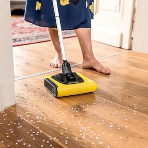 Karcher 3.7V KB5 Cordless Electric Broom With Contactless Waste Container Removal For Easy & Reliable Floor & Carpet Cleaning, 1.258-000.0