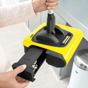 Karcher 3.7V KB5 Cordless Electric Broom With Contactless Waste Container Removal For Easy & Reliable Floor & Carpet Cleaning, 1.258-000.0