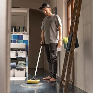 Karcher 3.7V KB5 Cordless Electric Broom With Contactless Waste Container Removal For Easy & Reliable Floor & Carpet Cleaning, 1.258-000.0