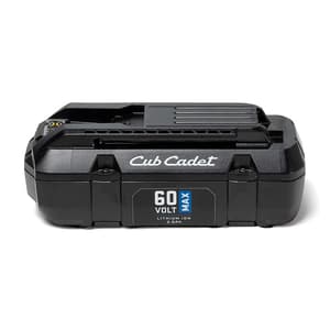 Cub Cadet 60V / 2.5 Ah / 135Wh Max Li-ion BP 6025 Battery Pack, 49AP601-603