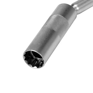 Yato 14 mm Long Universal Spark Plug Socket (3/8 Inch Sq. Drive), YT-08163