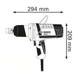 Bosch 500W Professional Impact Wrench, GDS 18 E